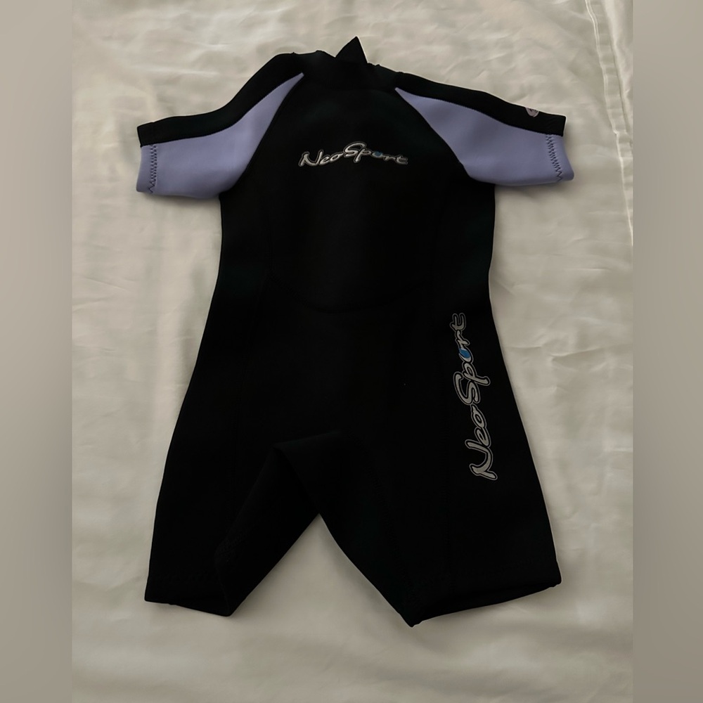 Neosport Black & Purple Wetsuit